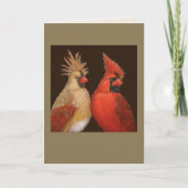 Punk kardinaalkaart kaart (Voorkant)