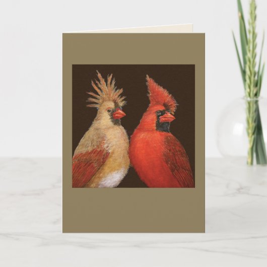 Punk kardinaalkaart kaart (Voorkant)