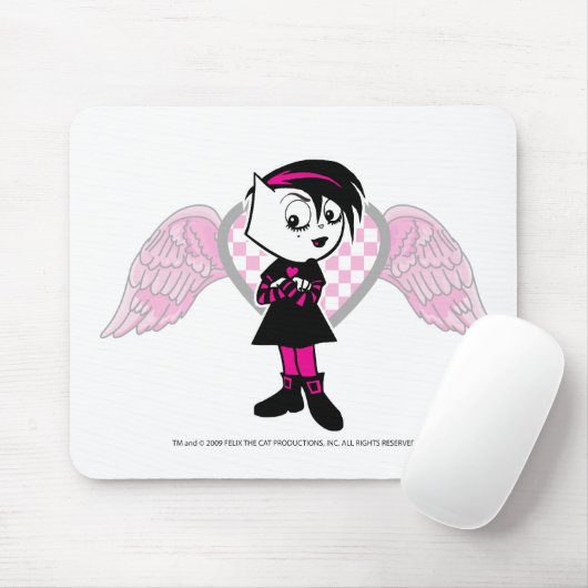 Punk Kat Mousepad Muismat (Met muis)