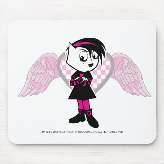 Punk Kat Mousepad Muismat (Voorkant)