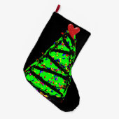 Punk kerstboom grote kerstsok (Voorkant (Hangend))