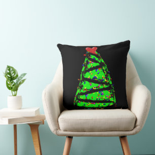 Punk kerstboom kussen