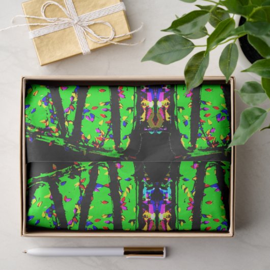 Punk kerstboom tissuepapier (Geschenk)