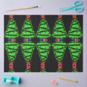 Punk kerstboom tissuepapier (Craft)