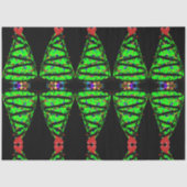 Punk kerstboom tissuepapier (Voorkant)