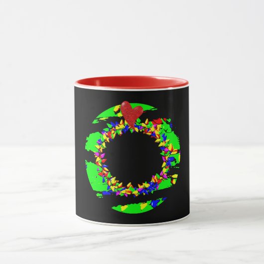Punk kerstkrans mok (Midden)