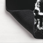 Punk Kitten Cat With Mohawk Nge Gothic Design Muismat (Hoek)