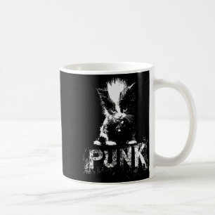 Punk Kitten Kat Met Mohawk Nge Gothic Design  Koffiemok