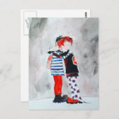 Punk knuffel briefkaart (Voorkant / Achterkant)