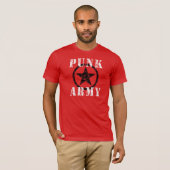 Punk leger t-shirt (Voorkant volledig)