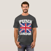 Punk Londense Punk Rock  Vlag T-shirt (Voorkant volledig)