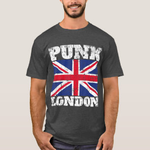 Punk Londense Punk Rock  Vlag T-shirt