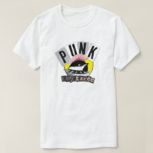 Punk Mees Borstplaat T-Shirt