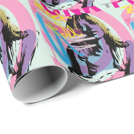 punk_meisje cadeaupapier (Rol Hoek)