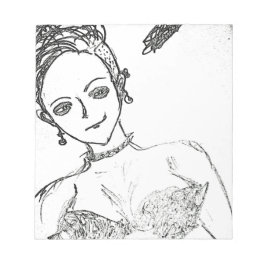 punk meisje...ik ben maar een meisje uit amerikan  notitieblok