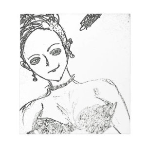 punk meisje...ik ben maar een meisje uit amerikan  notitieblok