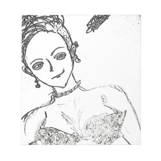 punk meisje...ik ben maar een meisje uit amerikan  notitieblok