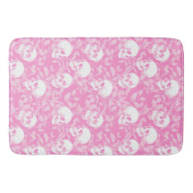 Punk meisjesachtig Gothisch roze schedels & blad H