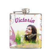 Punk meisstoomkolven heupfles (Voorkant)