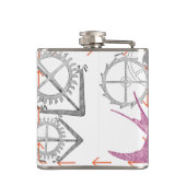 Punk meisstoomkolven heupfles (Achterkant)