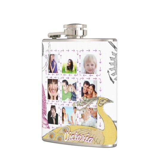 Punk meisstoomkolven heupfles (Links)