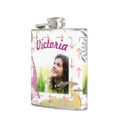 Punk meisstoomkolven heupfles (Links)