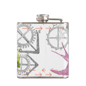 Punk meisstoomkolven heupfles (Achterkant)