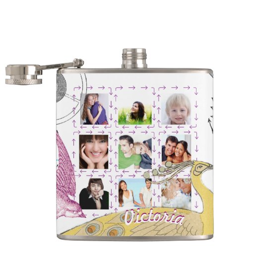 Punk meisstoomkolven heupfles (Geopend)