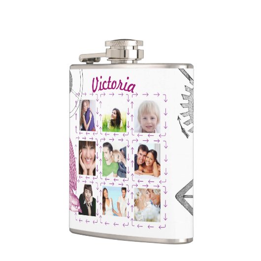 Punk meisstoomkolven heupfles (Links)