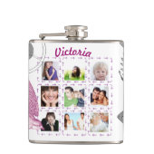 Punk meisstoomkolven heupfles (Voorkant)