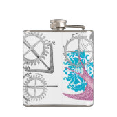 Punk meisstoomkolven heupfles (Achterkant)