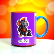 Punk met een Trunk gepersonaliseerde Vinyl Sticker