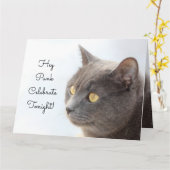 Punk met punk kaart (Gele Bloem)