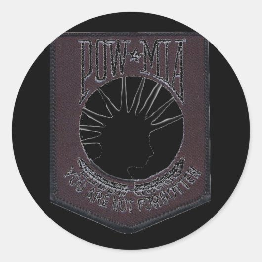 Punk-MIA-II Ronde Sticker (Voorkant)