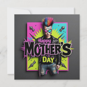 Punk Moederdag Parel Simmer Card Feestdagenkaart