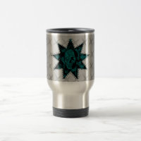 Punk Mok van de schedel (Blauwgroen)