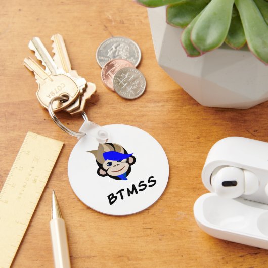 Punk Monkey Blue Eyed Monkey BTMSS Sleutelhanger (Bureau)