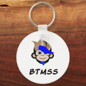 Punk Monkey Blue Eyed Monkey BTMSS Sleutelhanger (Voorkant)