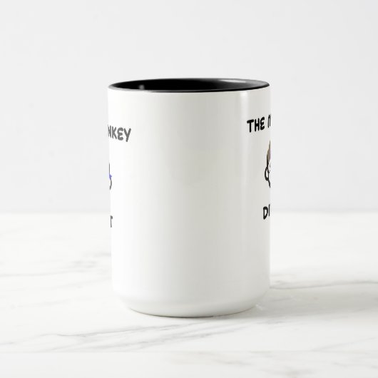 Punk Monkey De aap deed het Mok (Midden)