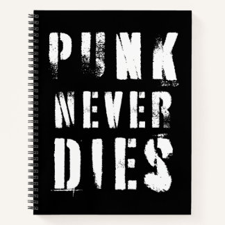 Punk Never Dies Muziek Quote Notitieboek