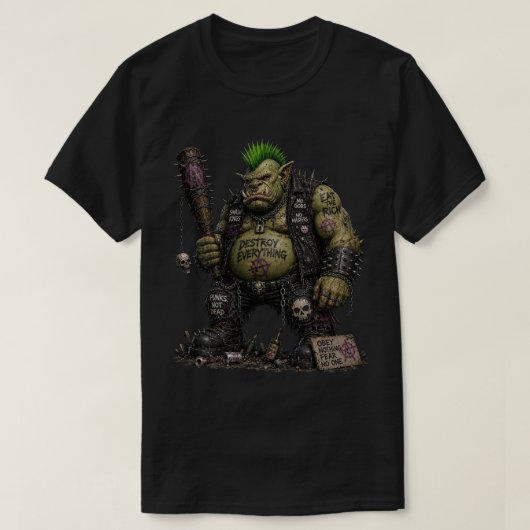 Punk Ogre T-shirt (Design voorkant)