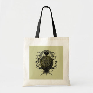 Punk ontwerp van stoomcog tote bag