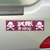 Punk op bordpapier gedrukte Bumpersticker (Op auto)