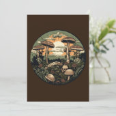 Punk paddenstoelenbos kaart (Staand voorkant)