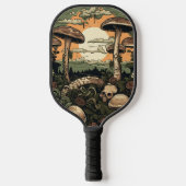 Punk paddenstoelenbos pickleball paddle (Voorkant)
