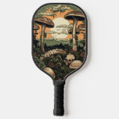 Punk paddenstoelenbos pickleball paddle (Achterkant)