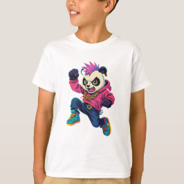 Punk Panda Kracht T-shirt