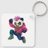 Punk Panda Power Sleutelhanger (Achterkant)