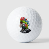 Punk papegaai golfballen (Voorkant)