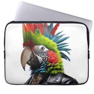 Punk papegaai laptop sleeve